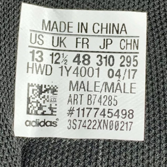 Adidas Mens Size US 13 VS Hoops Mid Grey and White - Picture 7 of 7